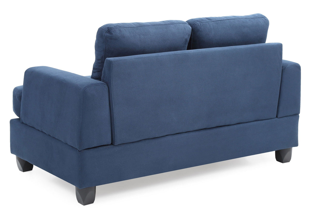 Stylish Transitional Loveseat For Two