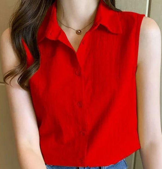 Womens Loose Western-style Bottoming Vest Top