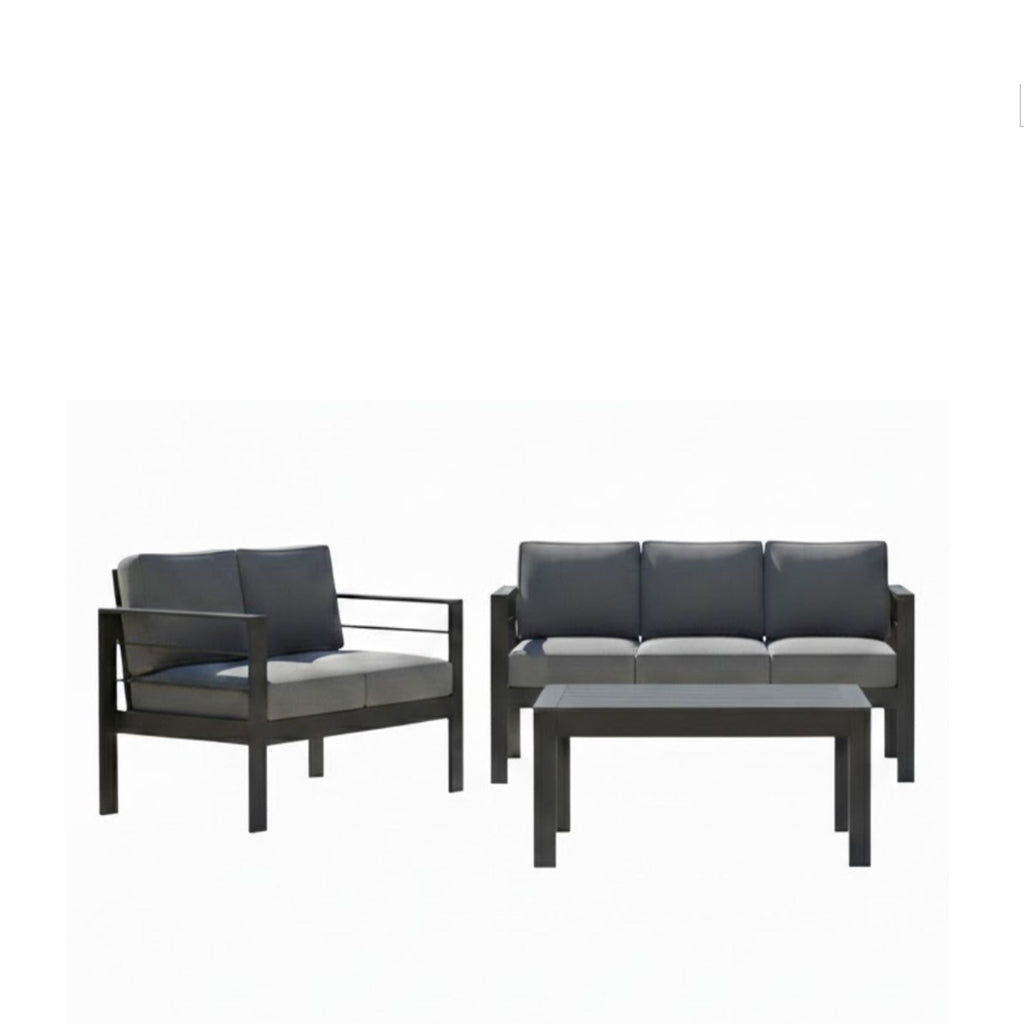 All-Weather Outdoor Patio Set with Thick Cushions - Multiple Colors