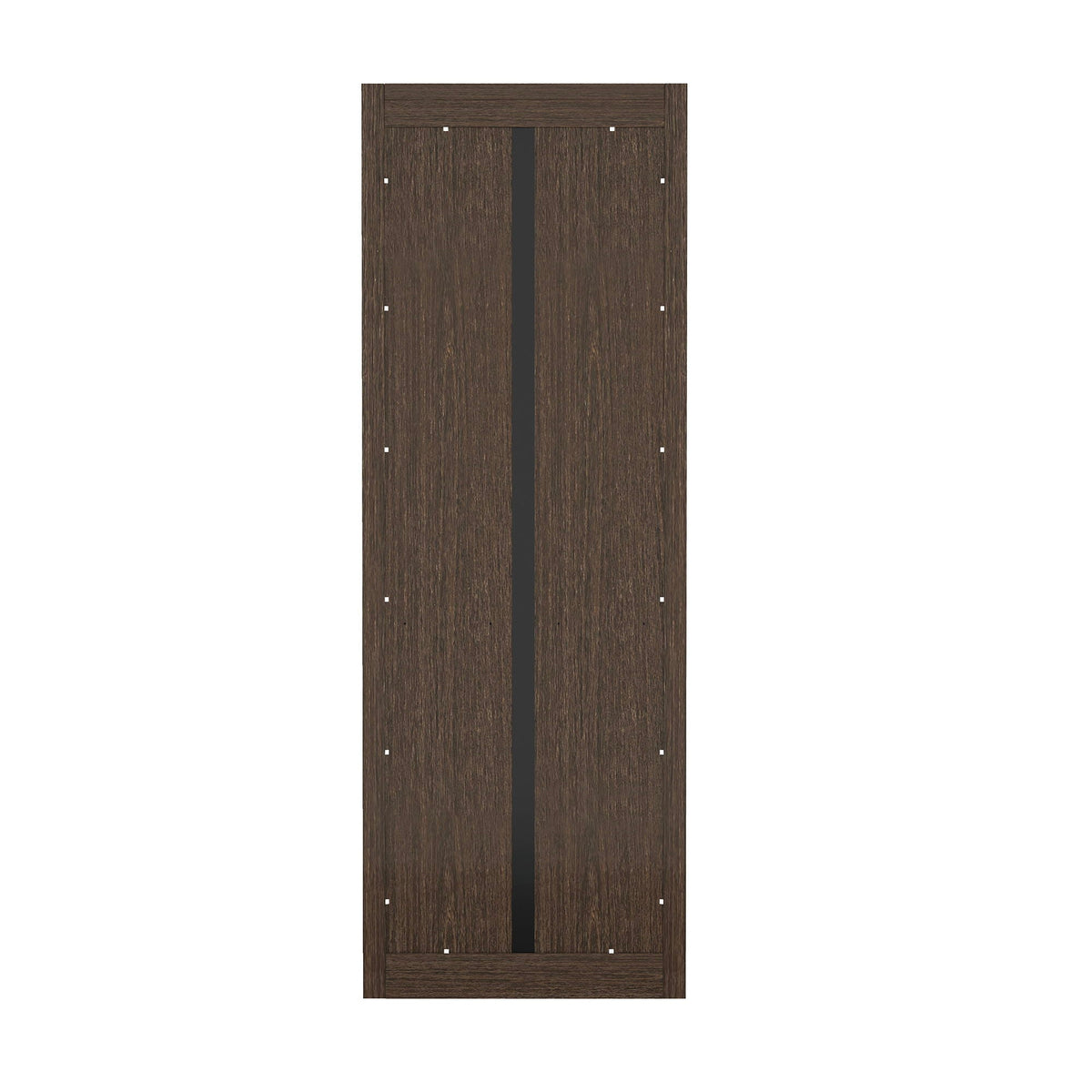 Open Bookcase with Adjustable Shelves - 79" High - Black, Light Brown, Dark Brown