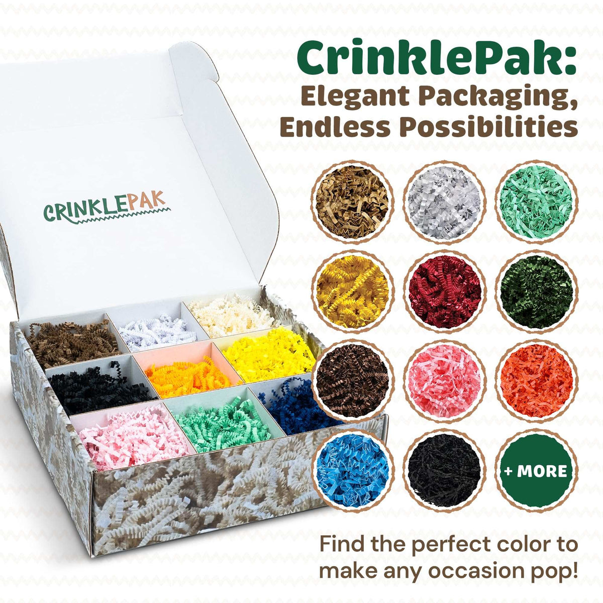 10lb Purple Crinkle Paper