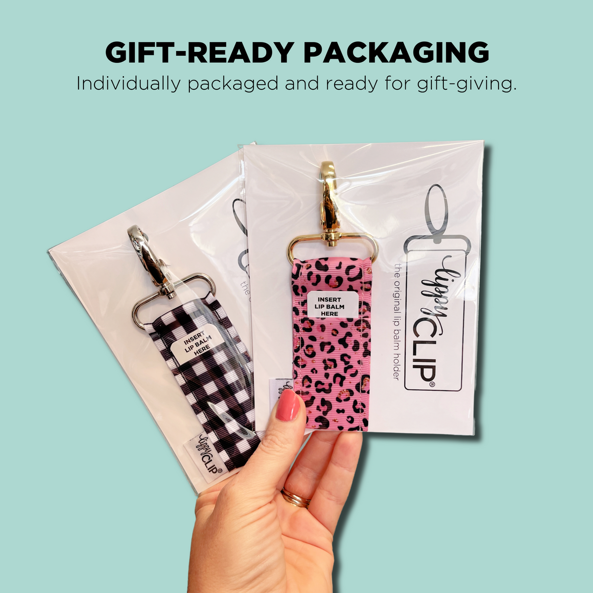 Power in Pink LippyClip® Lip Balm Holder