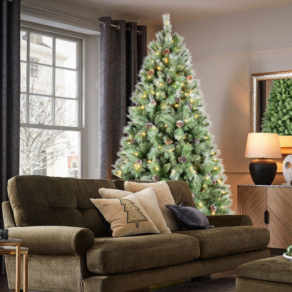Premium 5FT Christmas Tree with 200 Warm Lights - Warm White
