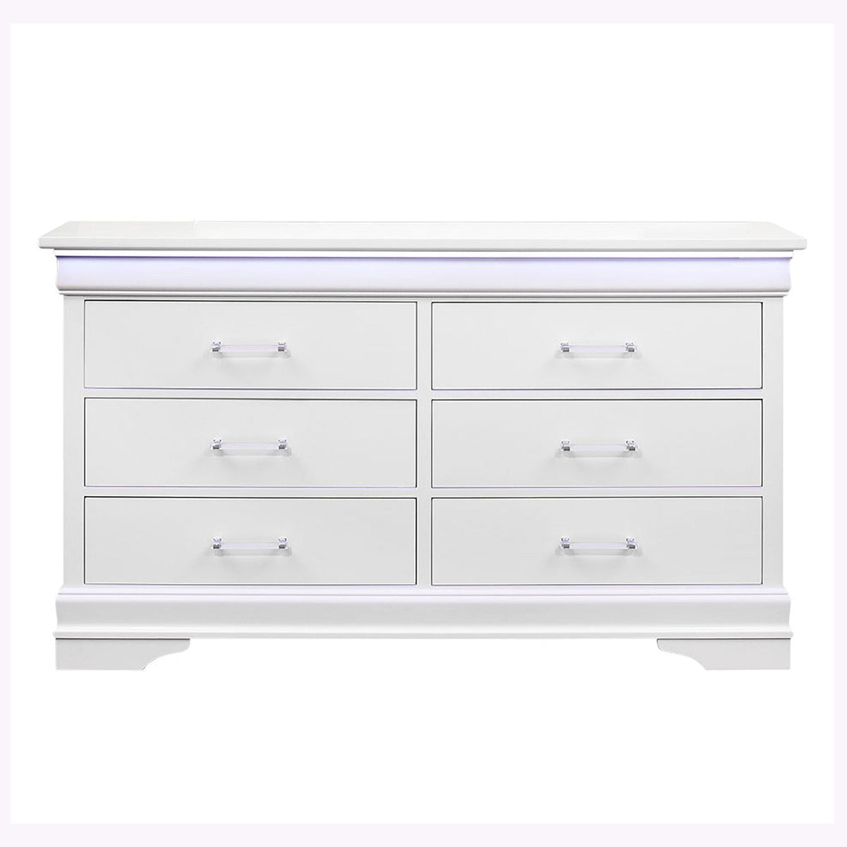 Charlston Dresser with LED Lighting - White or Blue