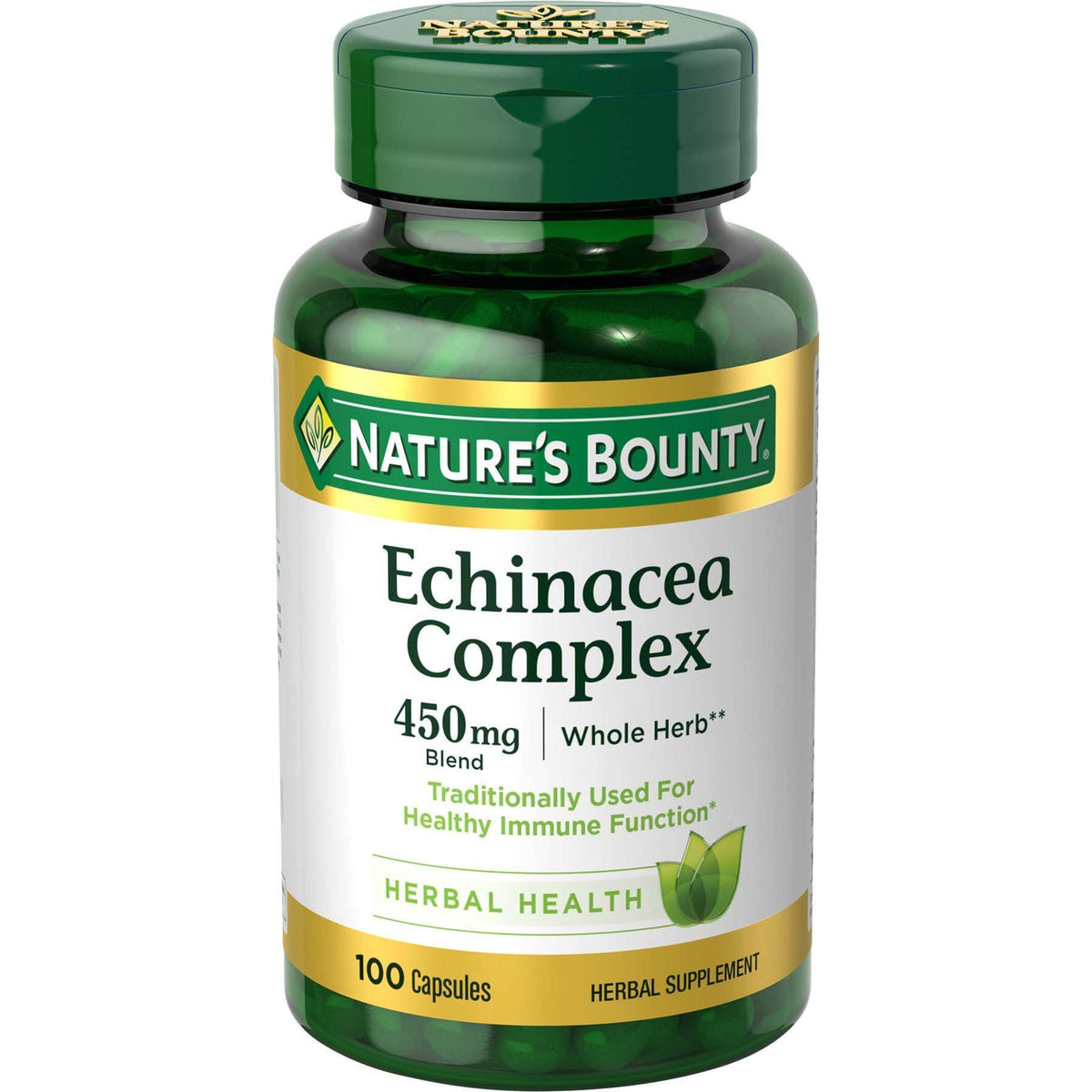 Nature's Bounty® Echinacea Complex 450 mg Capsule, 100 EA