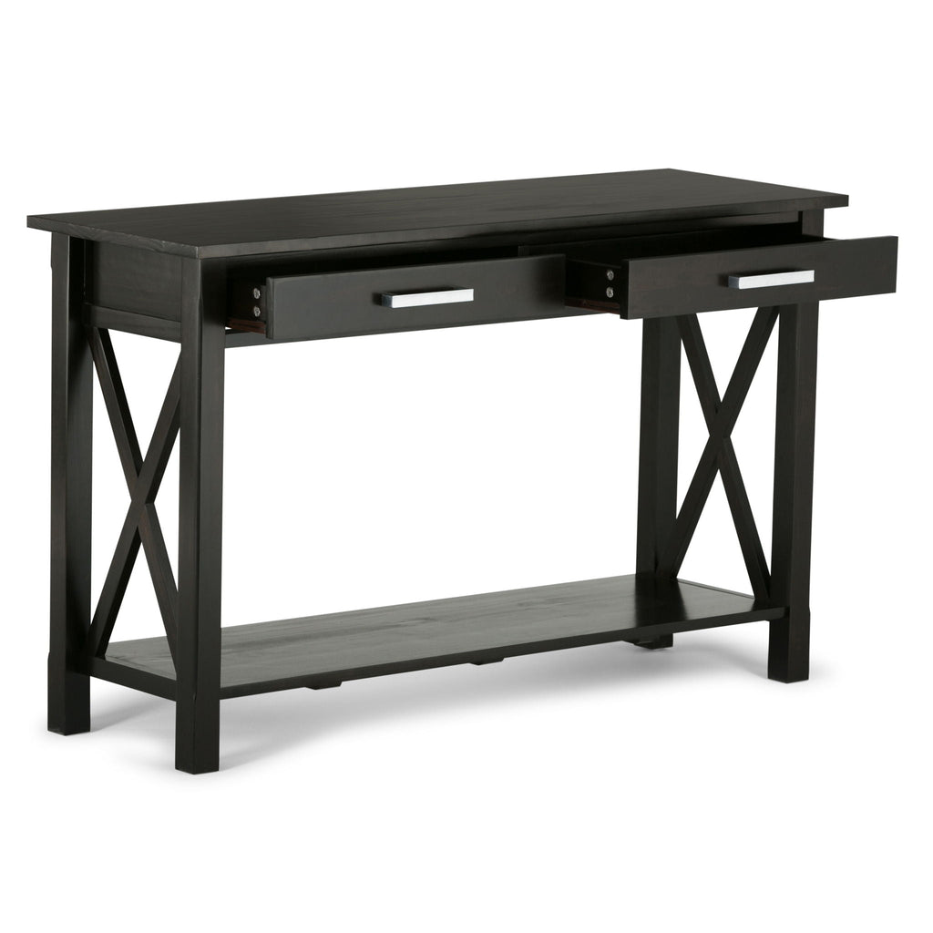 Handcrafted Console Table with Drawer Storage - Multiple Colors