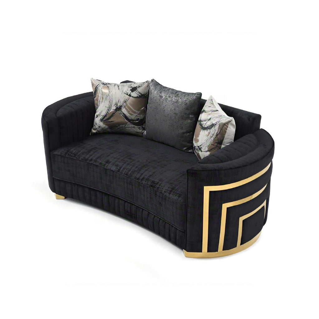 Soledad - Loveseat - Black