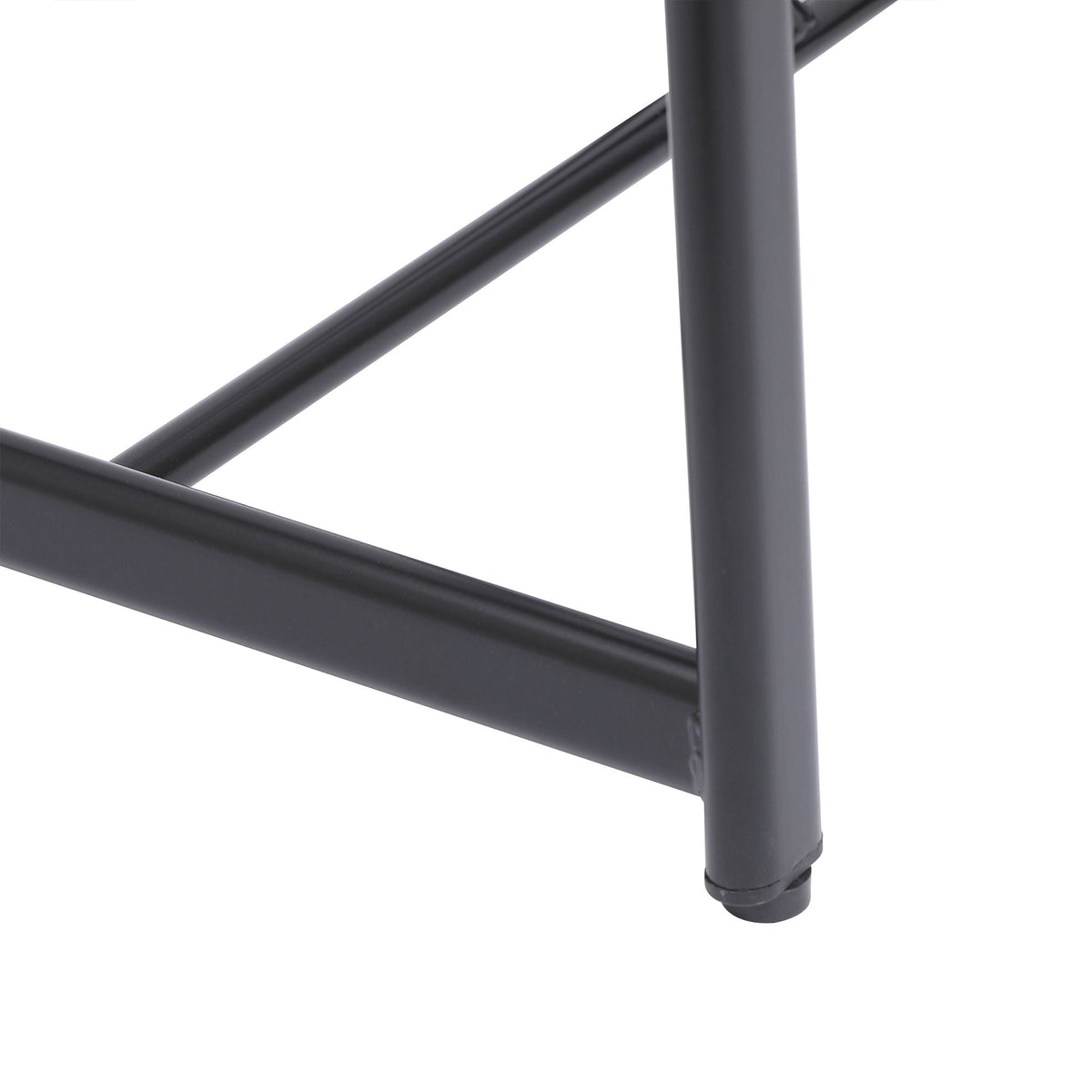 Modern Bar Stools with Backrest for Kitchen – Set of 3 – White or Black