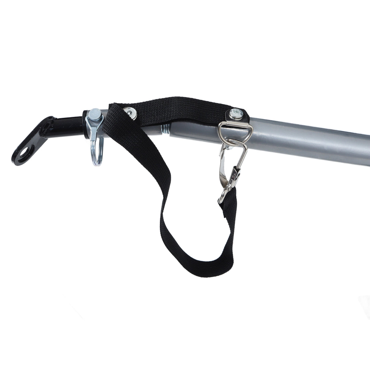 Large Folding Bike Trailer for Dogs with Steel Frame - Black+Grey or Black+Green