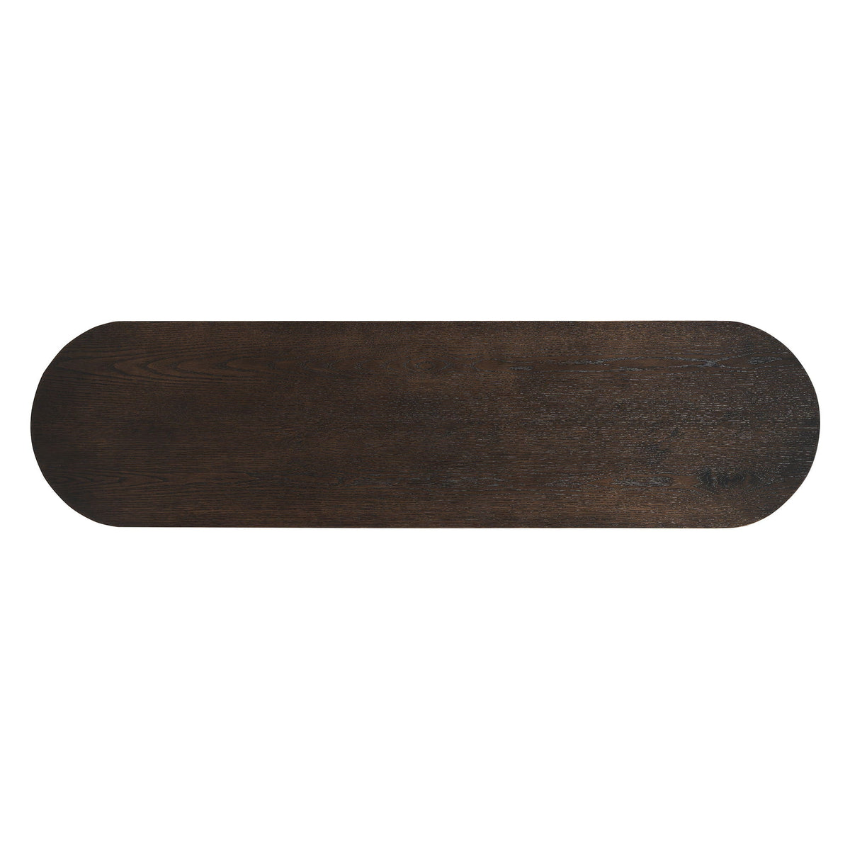 Console Table With Fluted Legs and Open Shelf - Available in Black, Light Brown, Dark Brown