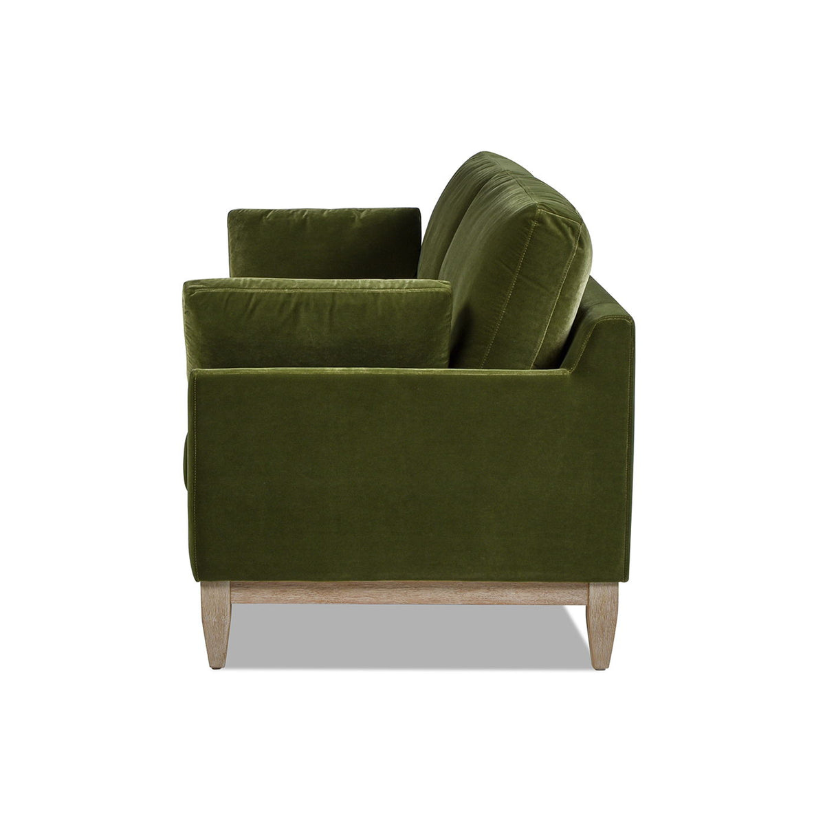 Modern Farmhouse Sofa with Removable Cushions - Dark Green or Orange
