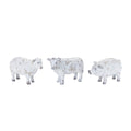 Distressed farm animal figurine (set of 3)