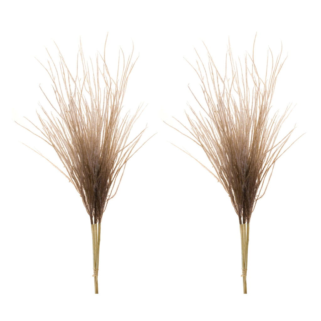 White grass plume bundle (set of 2)