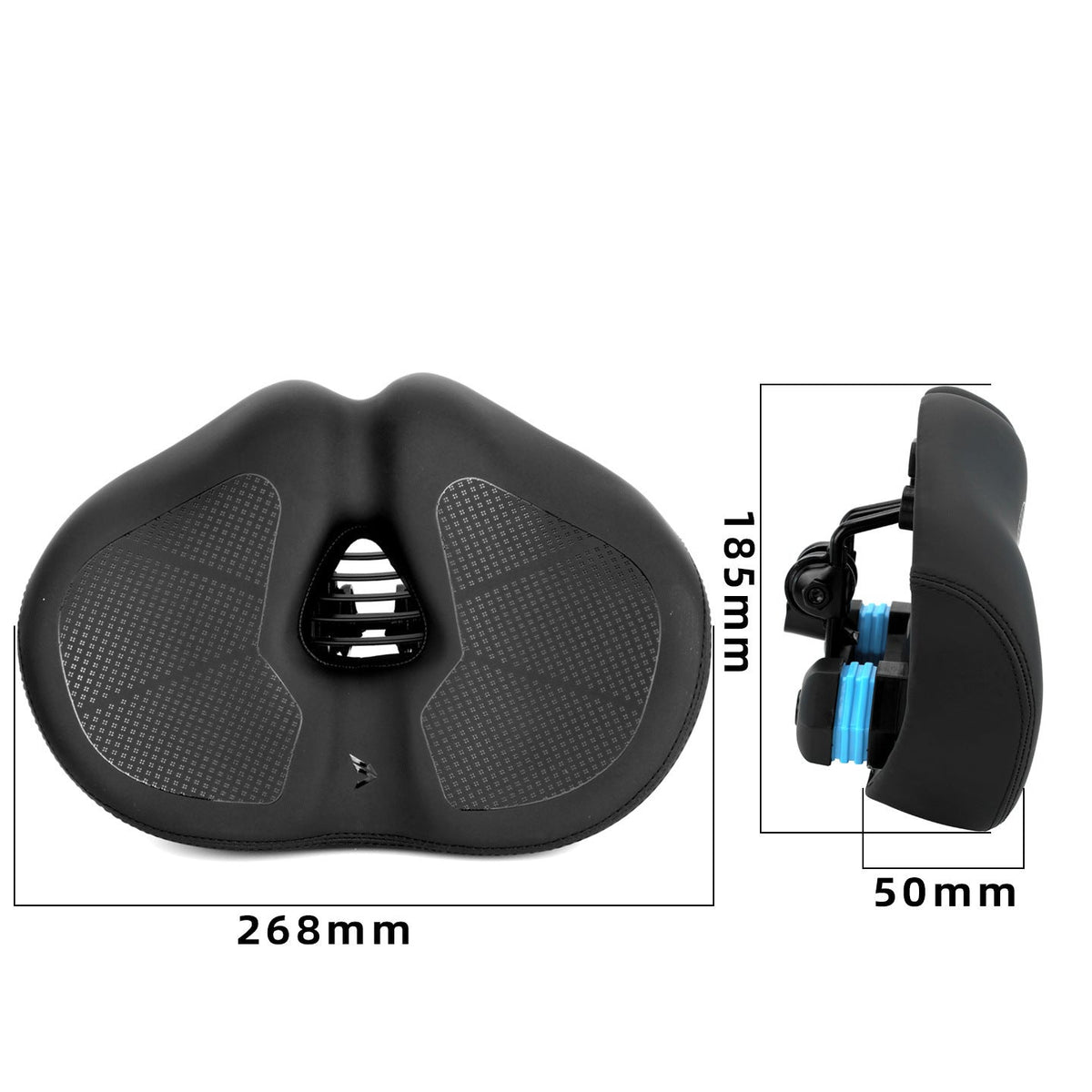 Mountain Bike Shaped 412 Folding Bike Seat Cushion Thickened Waterproof Scooter Saddle
