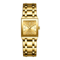 Business Style Steel Strap Couple Watch Square