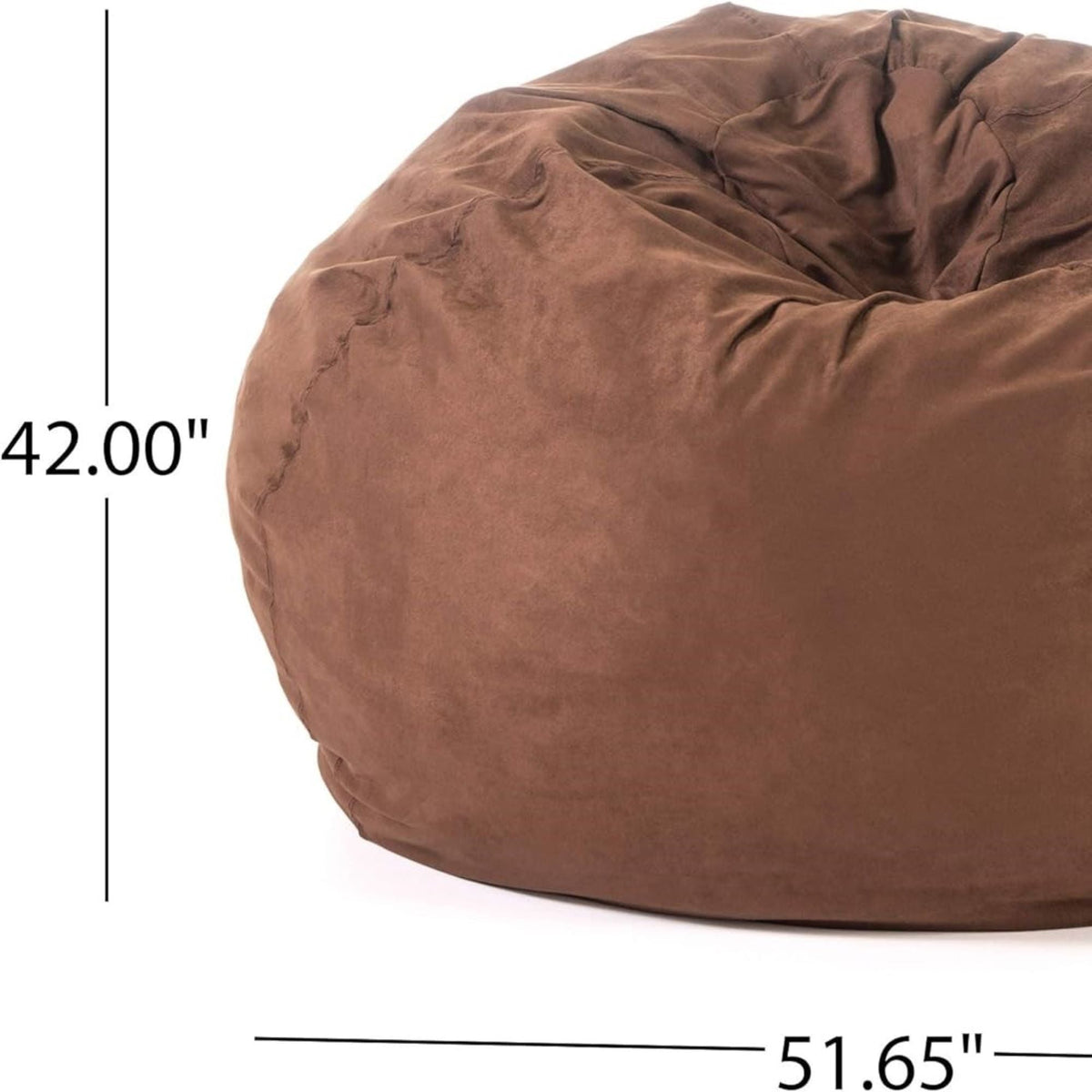 High Density Shredded Foam Bean Bag Chair with Removable Cover - Multiple Colors