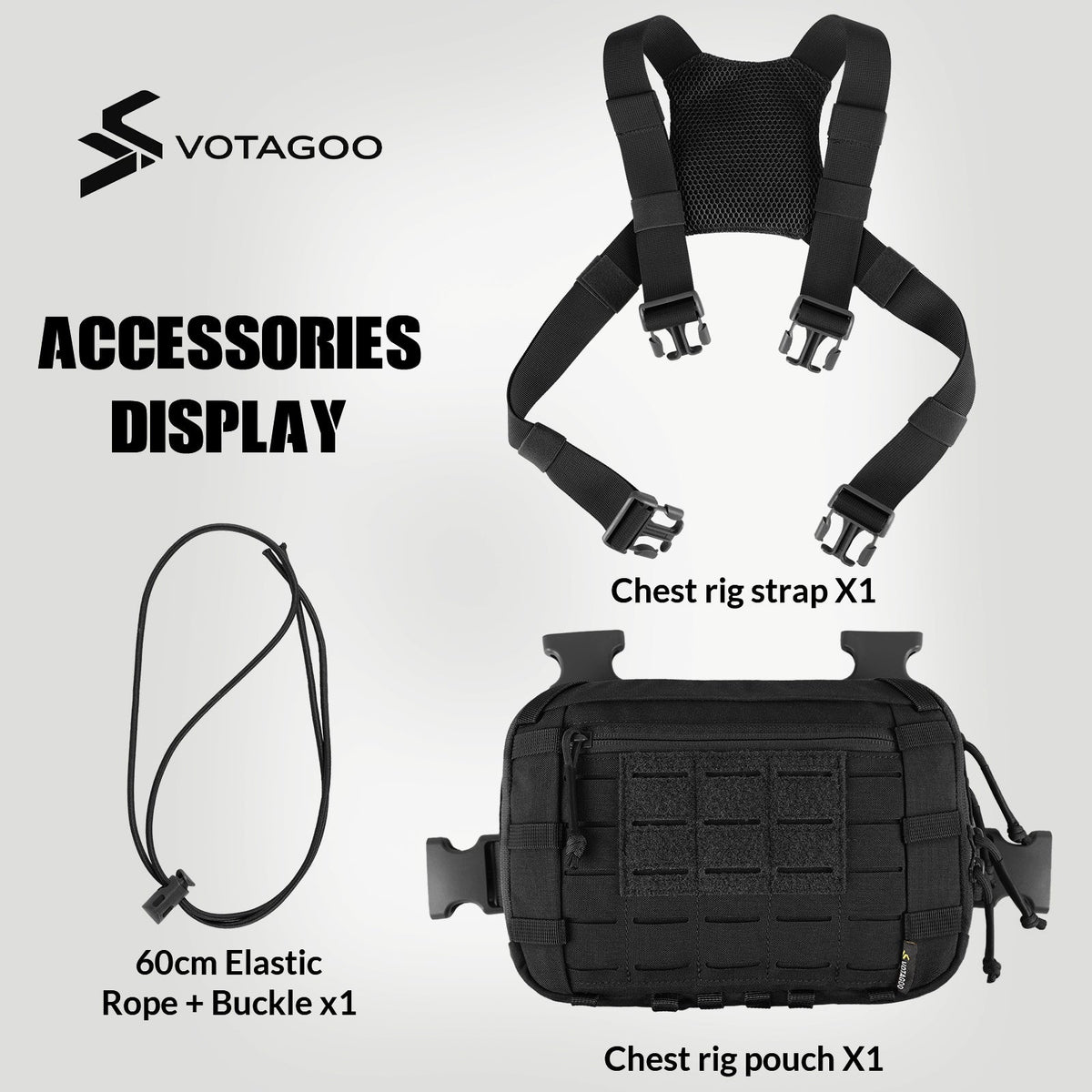 VOTAGOO® Tactical EDC Chest Rig