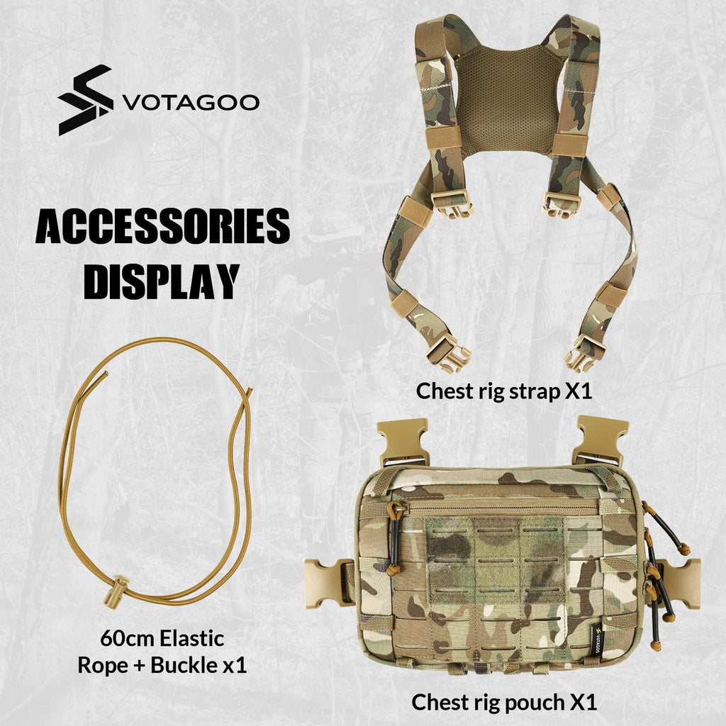 VOTAGOO® Tactical EDC Chest Rig