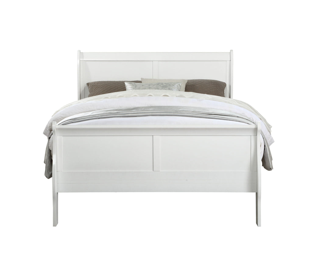 Louis Philippe Sleigh Style Bed