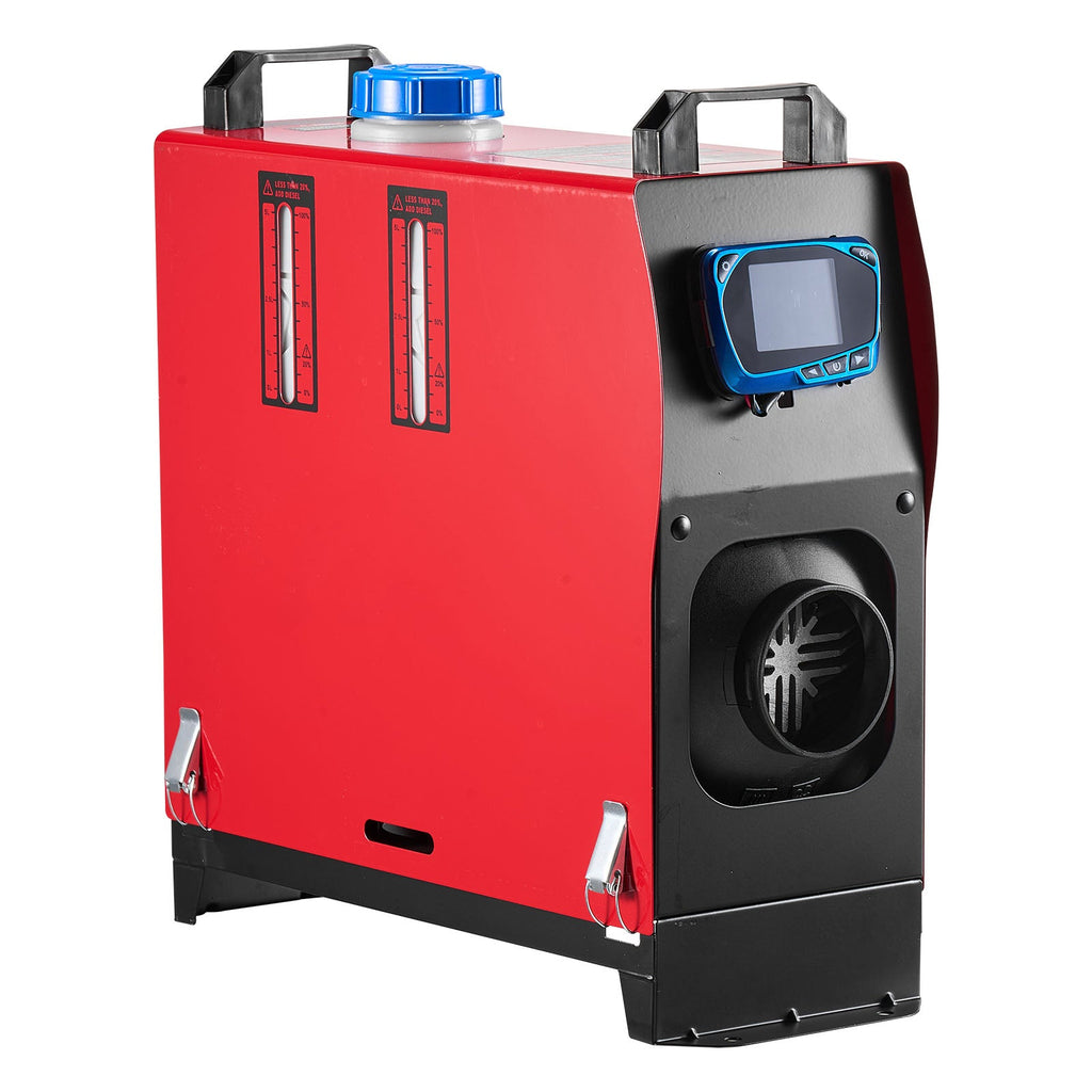 8 kW Diesel Air Heater with Dual Controls - Black