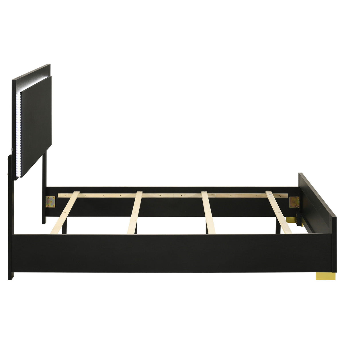 Jeremiah LED Panel Bed With Touch Controlled Lighting