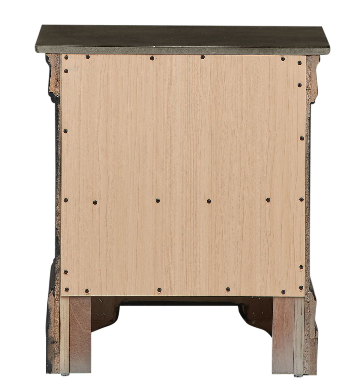 Traditional Style Design Nightstand with Classic Accent - Multiple Colors