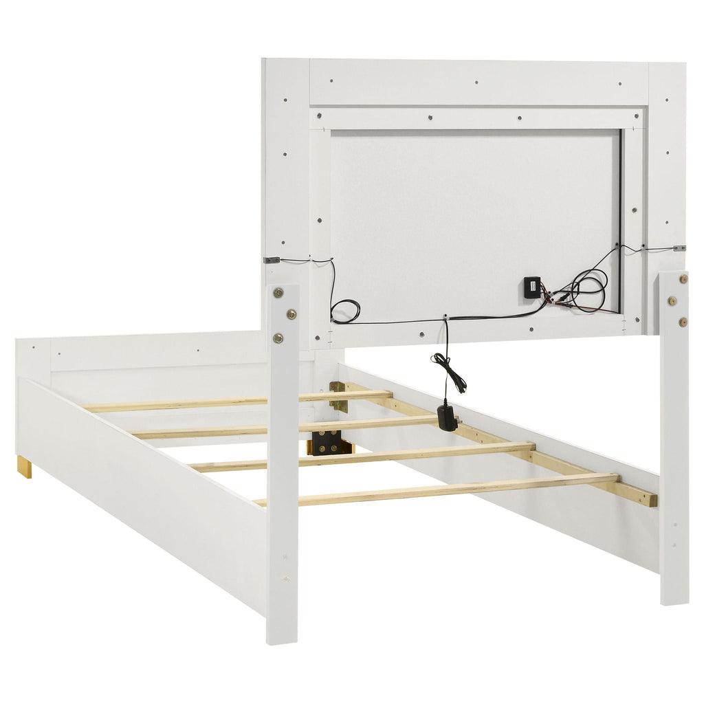 Jeremiah LED Panel Bed With Touch Controlled Lighting
