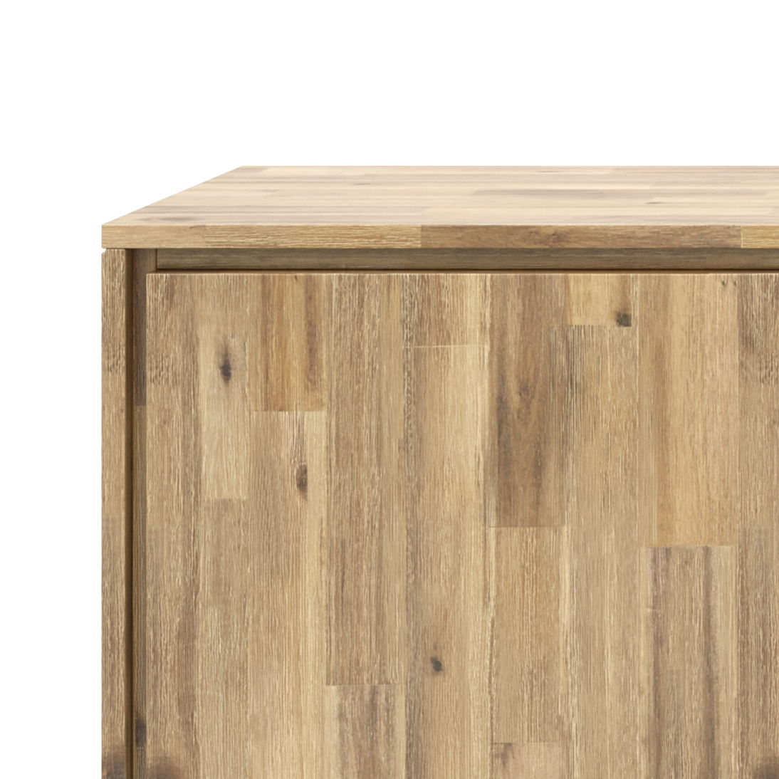 Lowry Modern Industrial Sideboard Buffet with Adjustable Shelves - Dark Brown or Light Brown