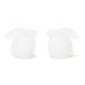 Frosted bunny figurine (set of 4)
