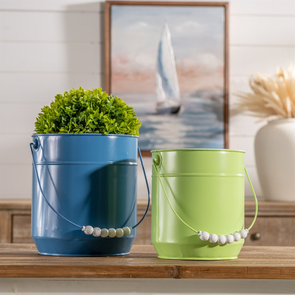Boxwood Foliage Orb Set of 2
