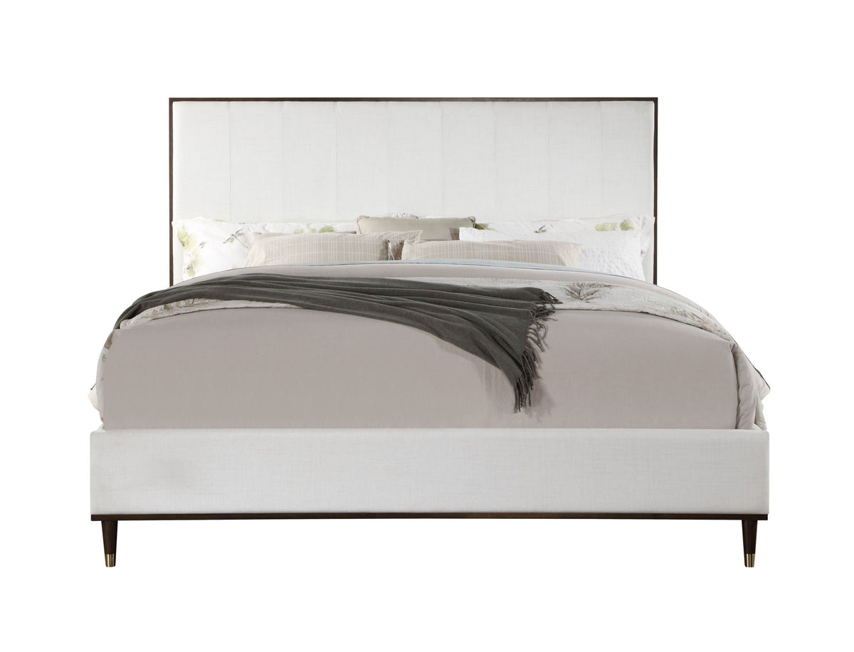 Carena Comfort Bed – Upholstered Bed with Wood Frame - Gray