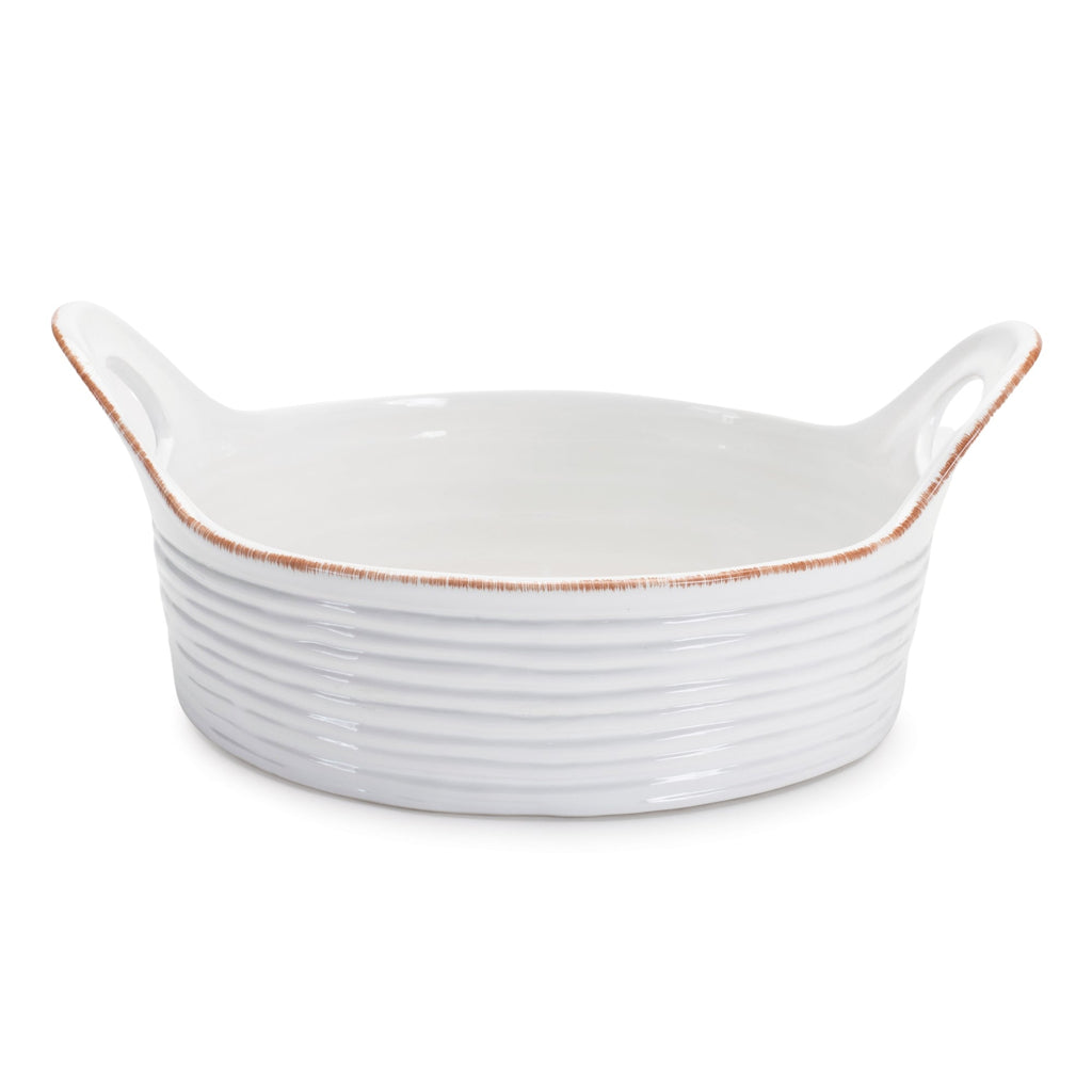Ceramic Bowl with Handles (Set of 2)