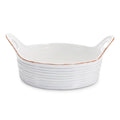 Ceramic Bowl with Handles (Set of 2)
