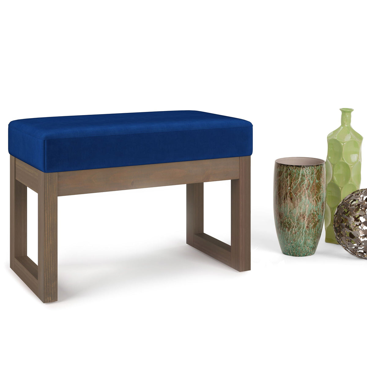 Milltown Upholstered Ottoman Bench with Versatile Design - Multiple Colors