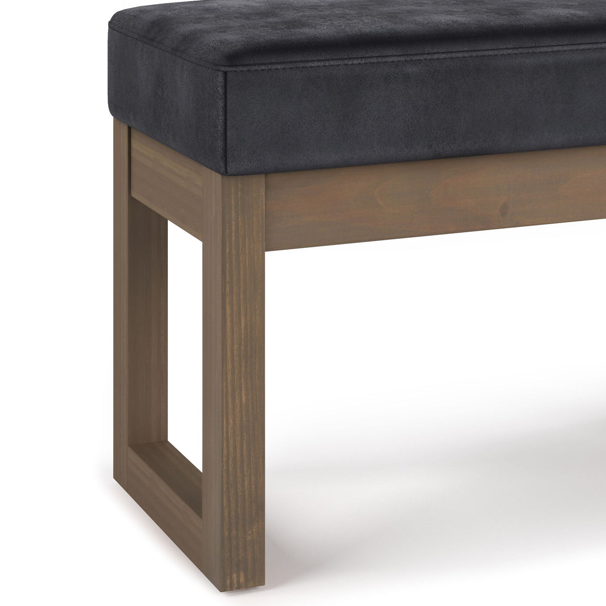 Milltown Upholstered Ottoman Bench with Versatile Design - Multiple Colors