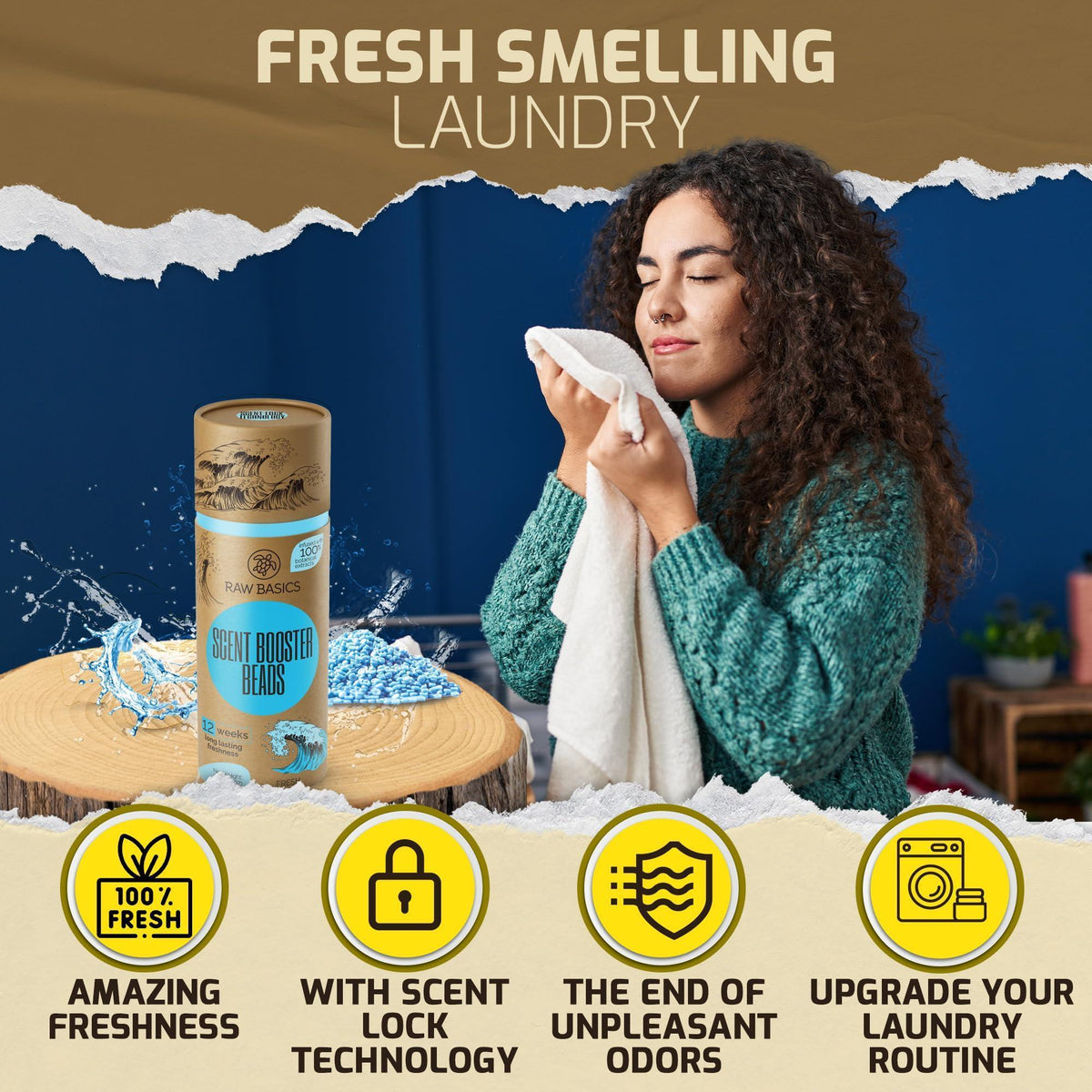 Scent Boosters for Washer Fresh Aroma   Bulk Laundry Booster Beads and Fabric
