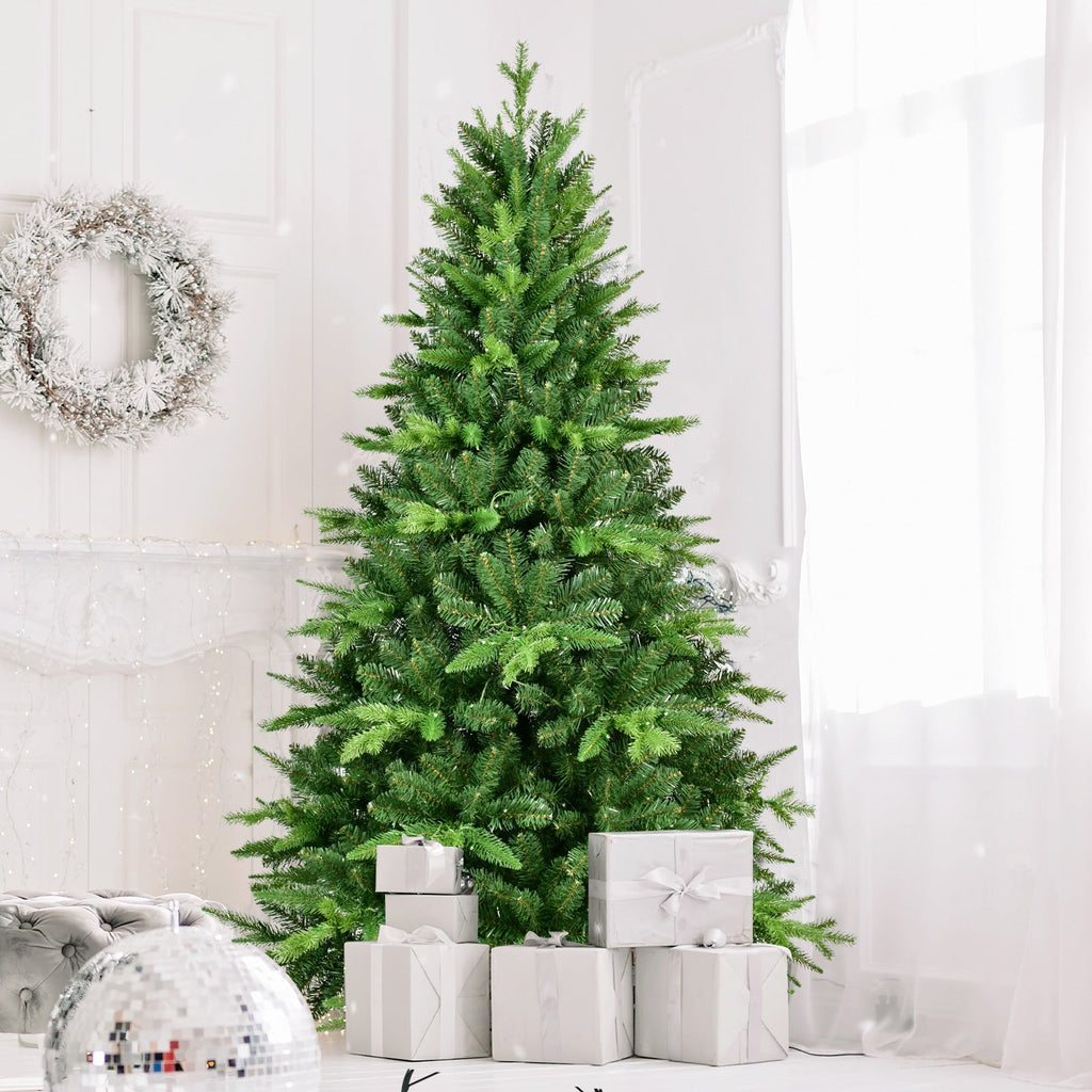 7ft Pre-Lit Christmas Tree with 450 Warm White Lights
