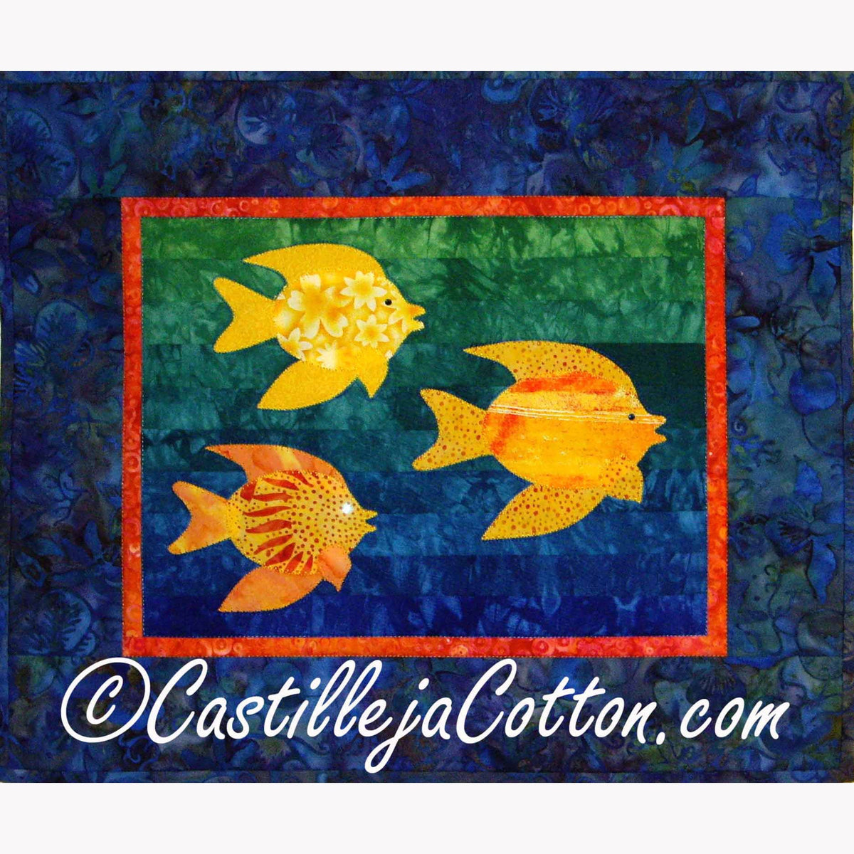 Swimming About Downloadable Pattern