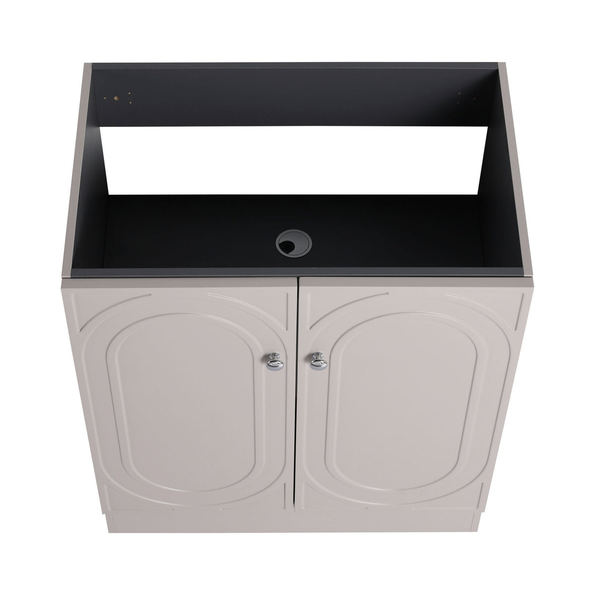 Modern Freestanding Bathroom Vanity with Soft Close Cabinet Doors - Pearl Silver, White, or Dark Green