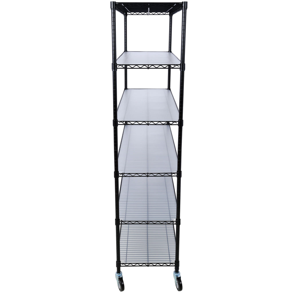 6 Tier Heavy Duty Metal Shelf Wire Shelving Unit