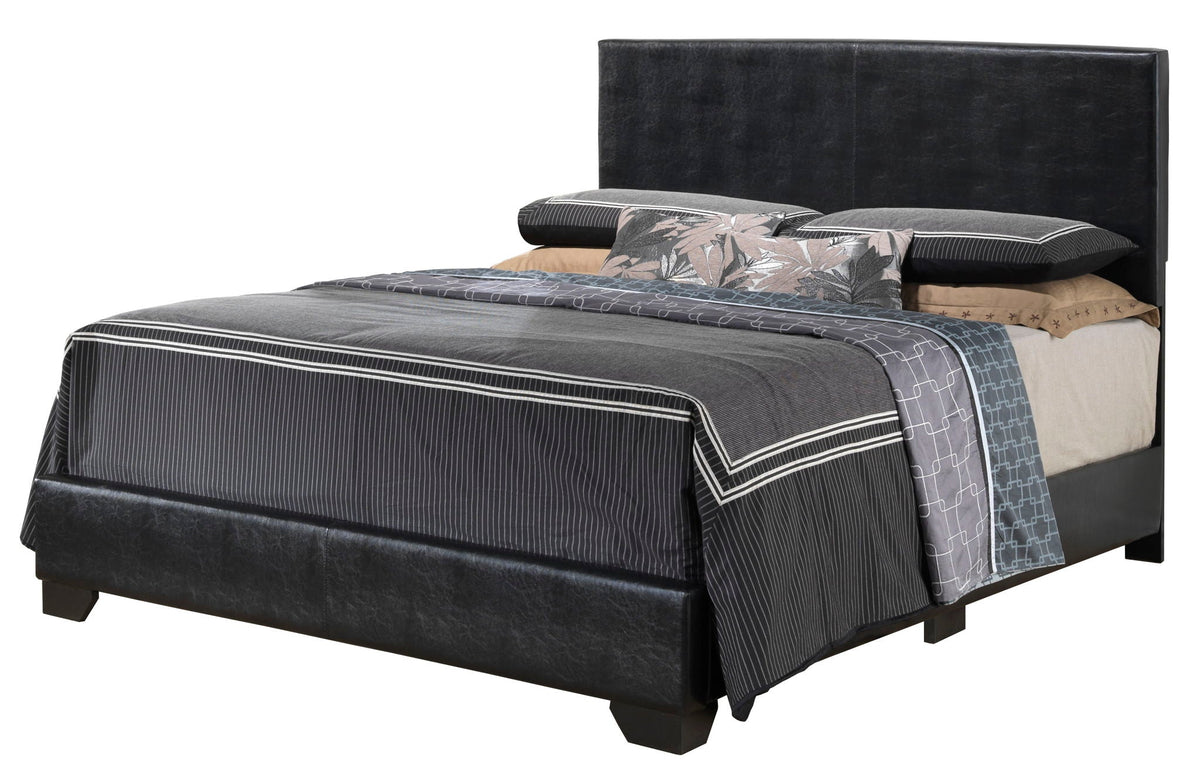 Elegant Platform Bed with Upholstered Finish - Multiple Colors