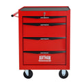 Rolling Metal Tool Chest with 4 Drawers - Red & Black