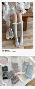 Cotton Calf-length Socks For Women