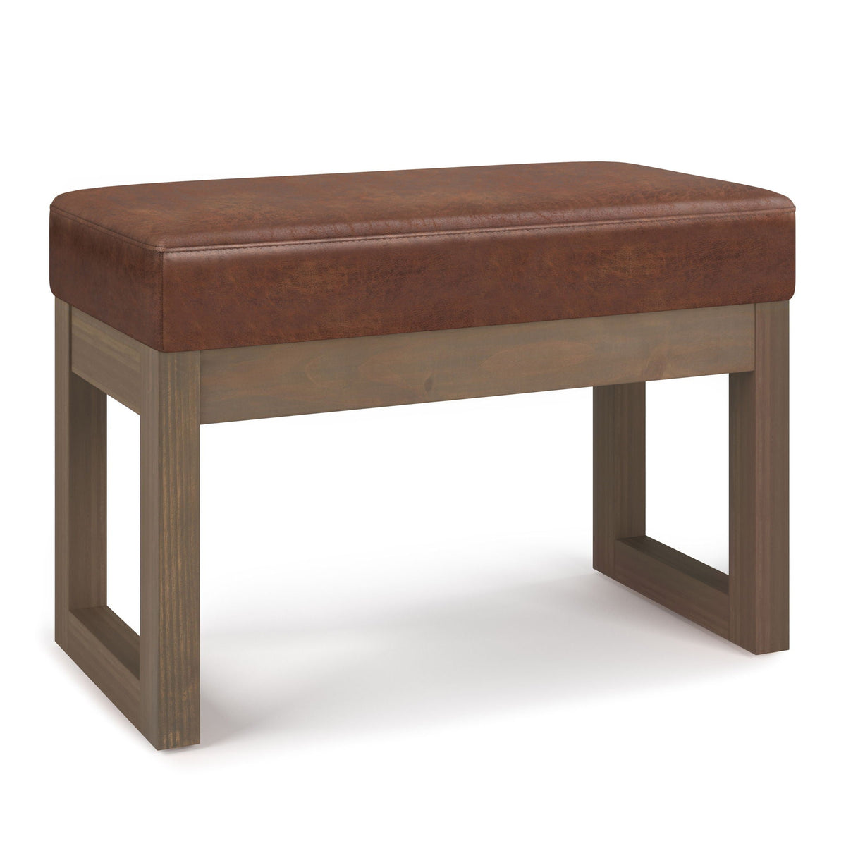 Milltown Upholstered Ottoman Bench with Versatile Design - Multiple Colors