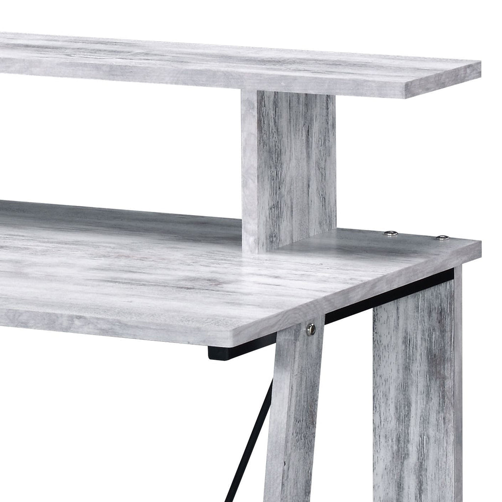 Antique White Writing Desk with USB Ports - Nypho