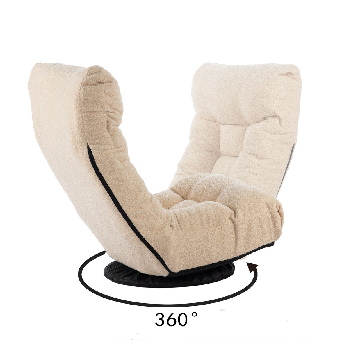 Adjustable Japanese Reclining Floor Chair Sofa With Metal Frame