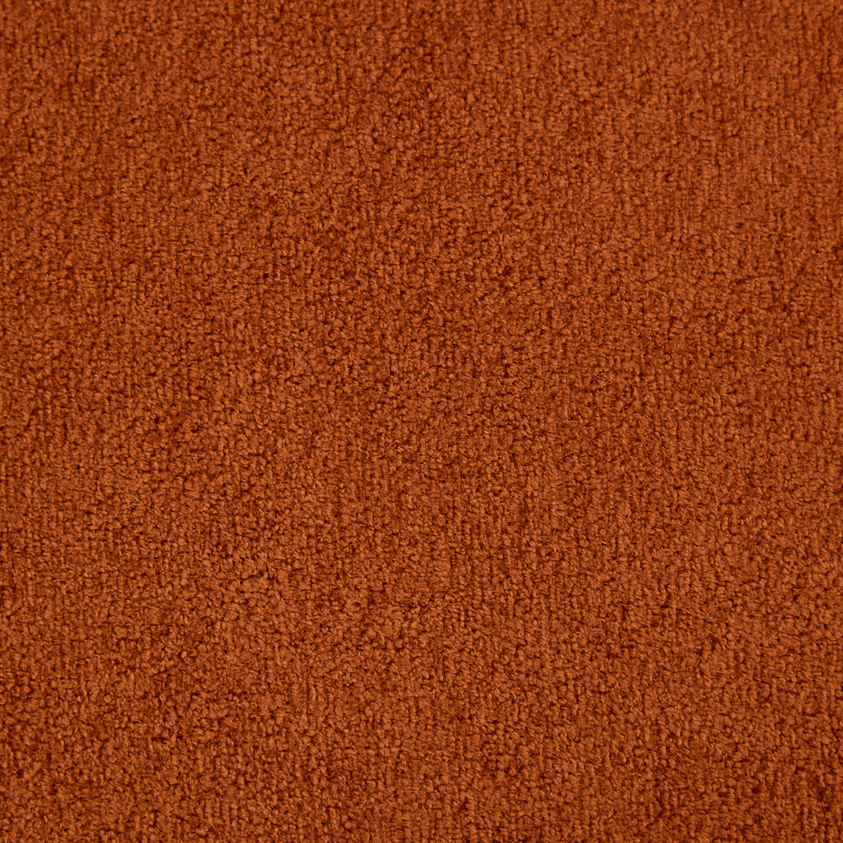 Round Armrest Loveseat with Curved Armrests - Dark Orange and Brown