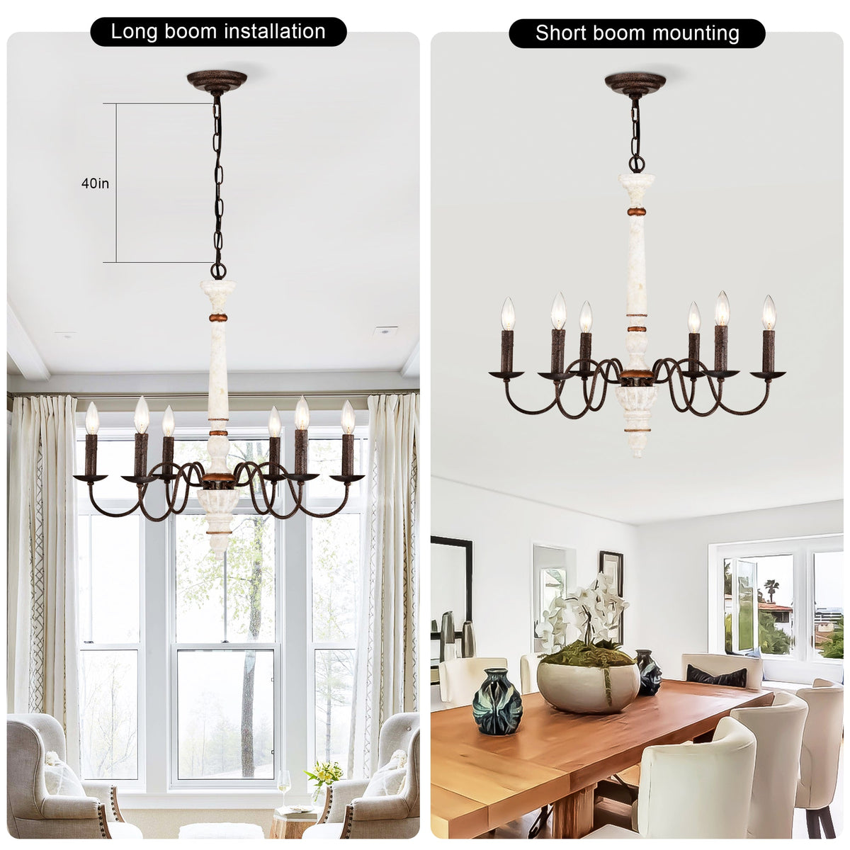 Retro Living Room Lighting with Streamlined Retro Design - Metal