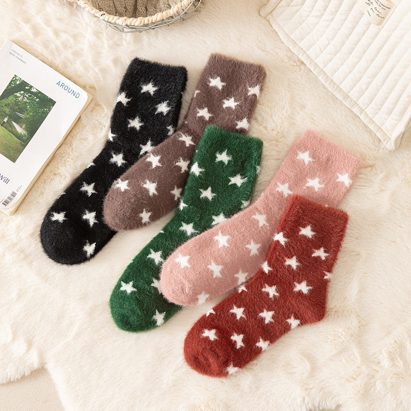 Warm Mid-calf Socks For Women