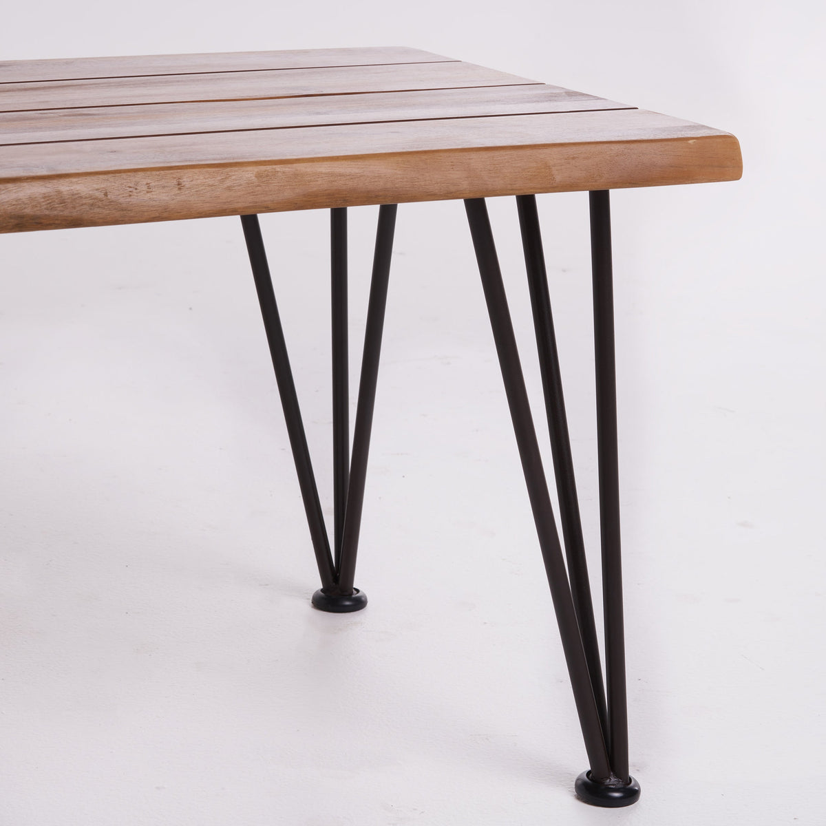 Zion Industrial Wood and Metal Coffee Table
